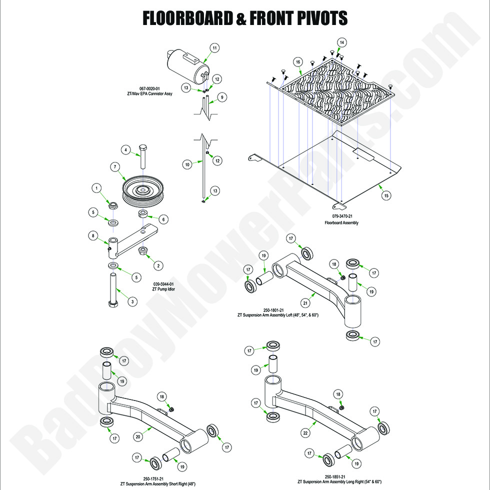 2024 ZT Elite - Floorboard & Front Pivots
